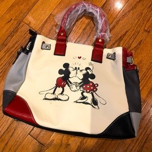 Mickey Mouse and Minnie Mouse satchel